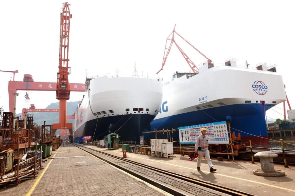 China strengthens its global leadership in shipbuilding