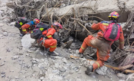 China steps up rescue efforts after massive mudslide strikes border port in Xizang 13